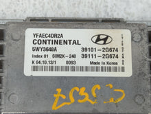 2011-2014 Hyundai Sonata PCM Engine Computer ECU ECM PCU OEM P/N:39101-2G674 39101-2G663 Fits 2011 2012 2013 2014 OEM Used Auto Parts