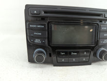 2012-2015 Hyundai Sonata Radio AM FM Cd Player Receiver Replacement P/N:96180-3Q600 96180-3Q700 Fits 2012 2013 2014 2015 OEM Used Auto Parts