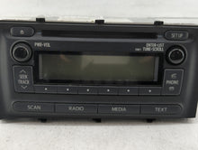 2012-2014 Toyota Prius C Radio AM FM Cd Player Receiver Replacement P/N:86120-52D10 Fits 2012 2013 2014 OEM Used Auto Parts