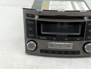 2012-2014 Subaru Legacy Radio AM FM Cd Player Receiver Replacement P/N:86201AJ61A Fits 2012 2013 2014 OEM Used Auto Parts