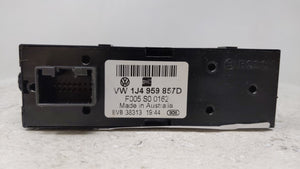 2000 Volkswagen Golf Master Power Window Switch Replacement Driver Side Left P/N:1J4 959 857D Fits OEM Used Auto Parts - Oemusedautoparts1.com