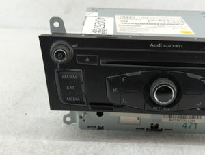 2010-2012 Audi A4 Radio AM FM Cd Player Receiver Replacement P/N:8T1 035 186 R 8T1 035 664 A Fits OEM Used Auto Parts