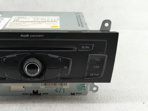 2010-2012 Audi A4 Radio AM FM Cd Player Receiver Replacement P/N:8T1 035 186 R 8T1 035 664 A Fits OEM Used Auto Parts