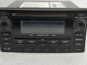 2012-2014 Subaru Impreza Radio AM FM Cd Player Receiver Replacement P/N:86201FJ600 86201FJ620 Fits 2012 2013 2014 OEM Used Auto Parts