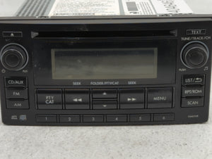 2012-2014 Subaru Impreza Radio AM FM Cd Player Receiver Replacement P/N:86201FJ600 86201FJ620 Fits 2012 2013 2014 OEM Used Auto Parts