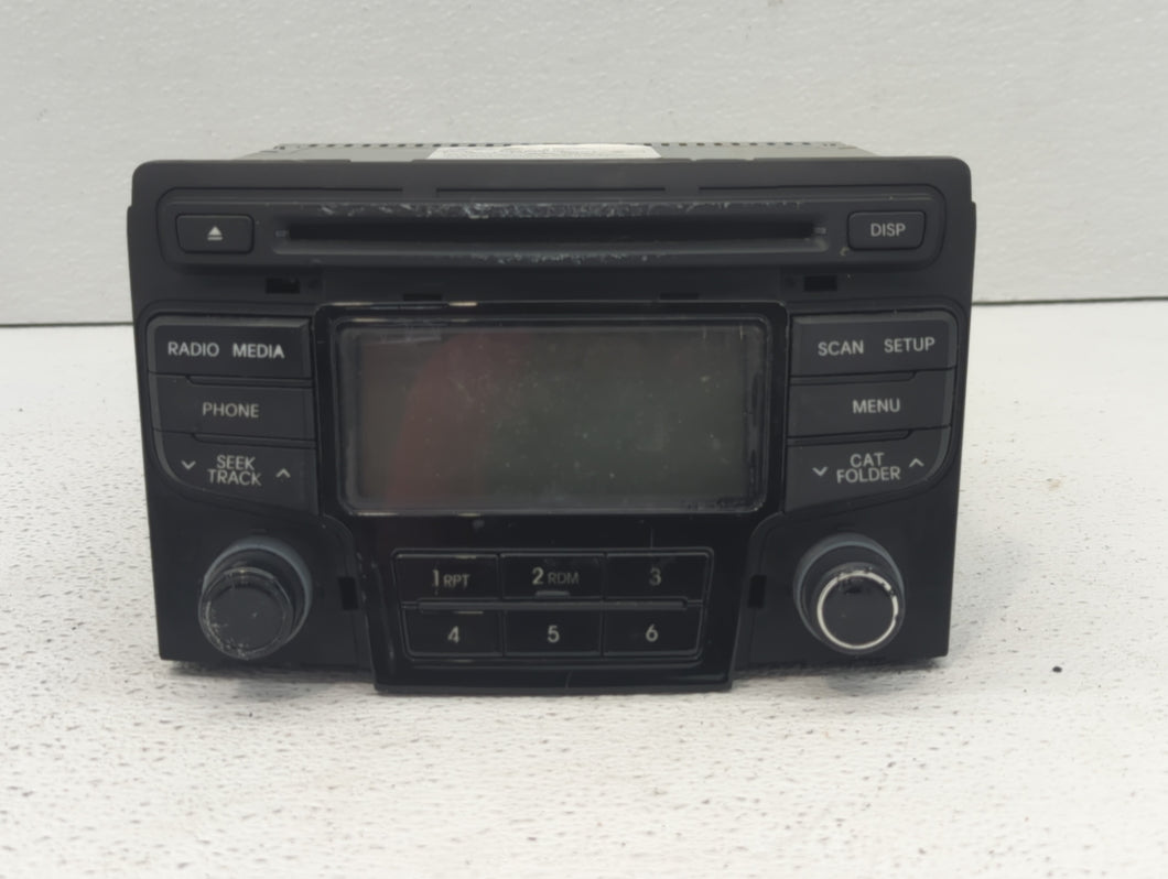 2013-2014 Hyundai Sonata Radio AM FM Cd Player Receiver Replacement P/N:96180-3Q8004X 96180-3Q600 Fits 2013 2014 OEM Used Auto Parts