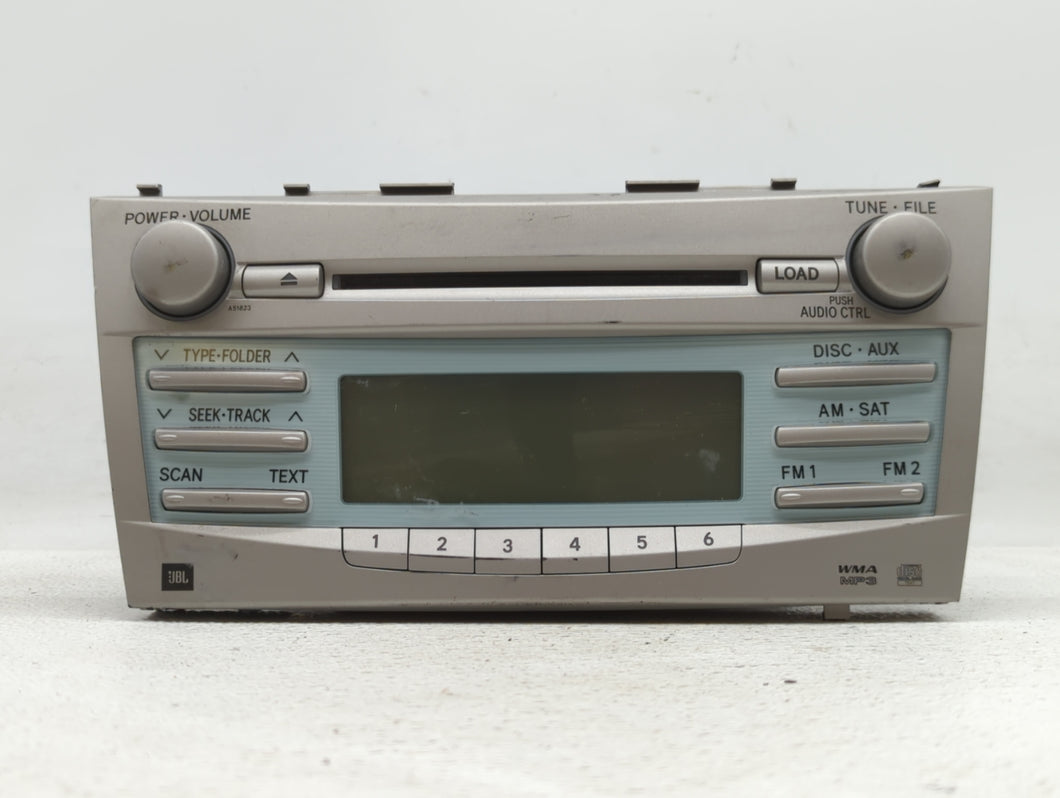 2007-2009 Toyota Camry Radio AM FM Cd Player Receiver Replacement P/N:86120-06190 86120-06191 Fits 2007 2008 2009 OEM Used Auto Parts