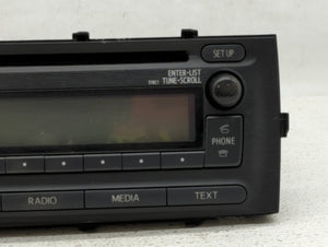 2012-2014 Toyota Prius C Radio AM FM Cd Player Receiver Replacement P/N:86120-52D10 Fits 2012 2013 2014 OEM Used Auto Parts