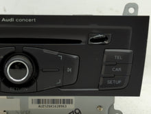 2010-2012 Audi A4 Radio AM FM Cd Player Receiver Replacement P/N:8T1 035 186 R 8T1 035 664 A Fits OEM Used Auto Parts