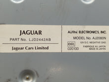 2000-2003 Jaguar Xj8 Information Display Screen