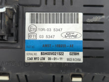 2012-2012 Ford Focus Information Display Screen