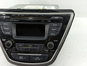 2013 Hyundai Elantra Radio AM FM Cd Player Receiver Replacement P/N:96170-3X165RA5 Fits OEM Used Auto Parts