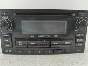 2012-2014 Subaru Impreza Radio AM FM Cd Player Receiver Replacement P/N:86201FJ600 86201FJ620 Fits 2012 2013 2014 OEM Used Auto Parts