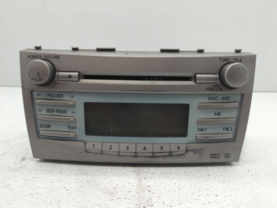 2007-2009 Toyota Camry Radio AM FM Cd Player Receiver Replacement P/N:86120-06180 86120-06181 Fits 2007 2008 2009 OEM Used Auto Parts