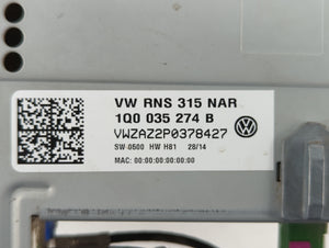 2015 Volkswagen Beetle Information Display Screen