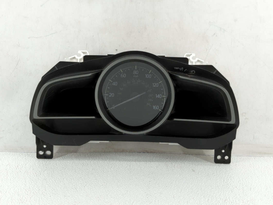 2017 Mazda 3 Instrument Cluster Speedometer Gauges P/N:BJS7 55 430 Fits OEM Used Auto Parts