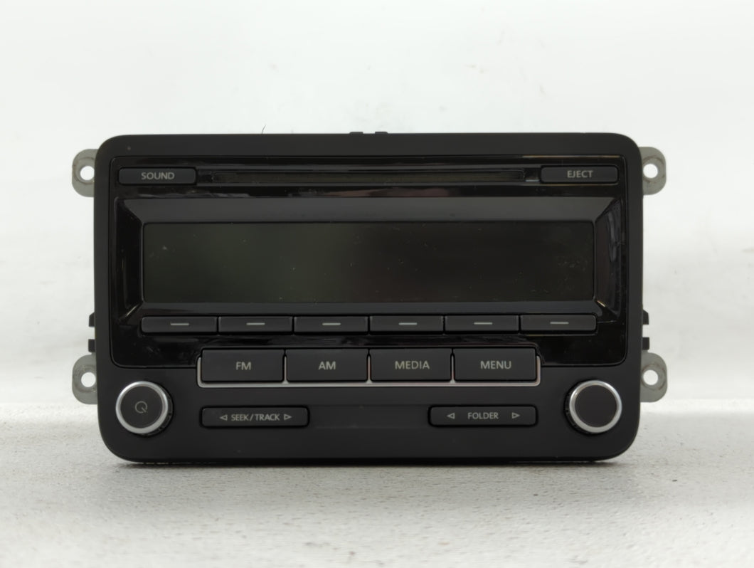 2011-2014 Volkswagen Jetta Radio AM FM Cd Player Receiver Replacement P/N:1K0 035 164 D 1K0 035 164 Fits 2010 2011 2012 2013 2014 OEM Used Auto Parts