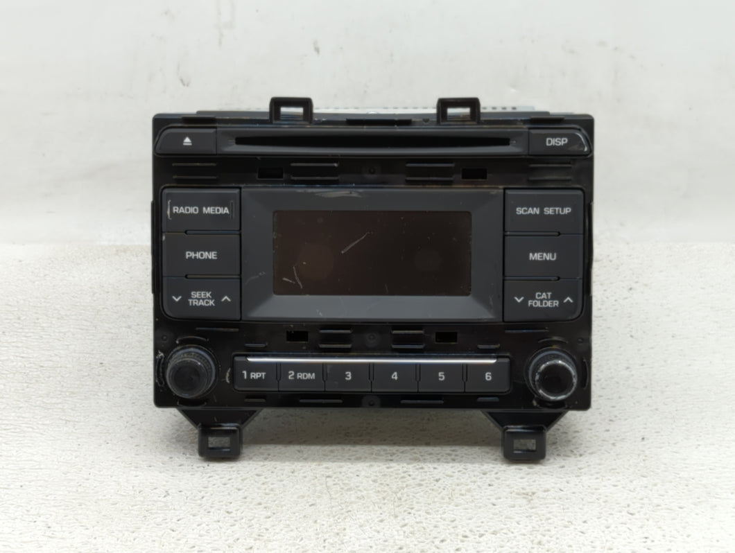 2016-2017 Hyundai Sonata Radio AM FM Cd Player Receiver Replacement P/N:96160-C20004X 96170-C20504X Fits 2016 2017 OEM Used Auto Parts