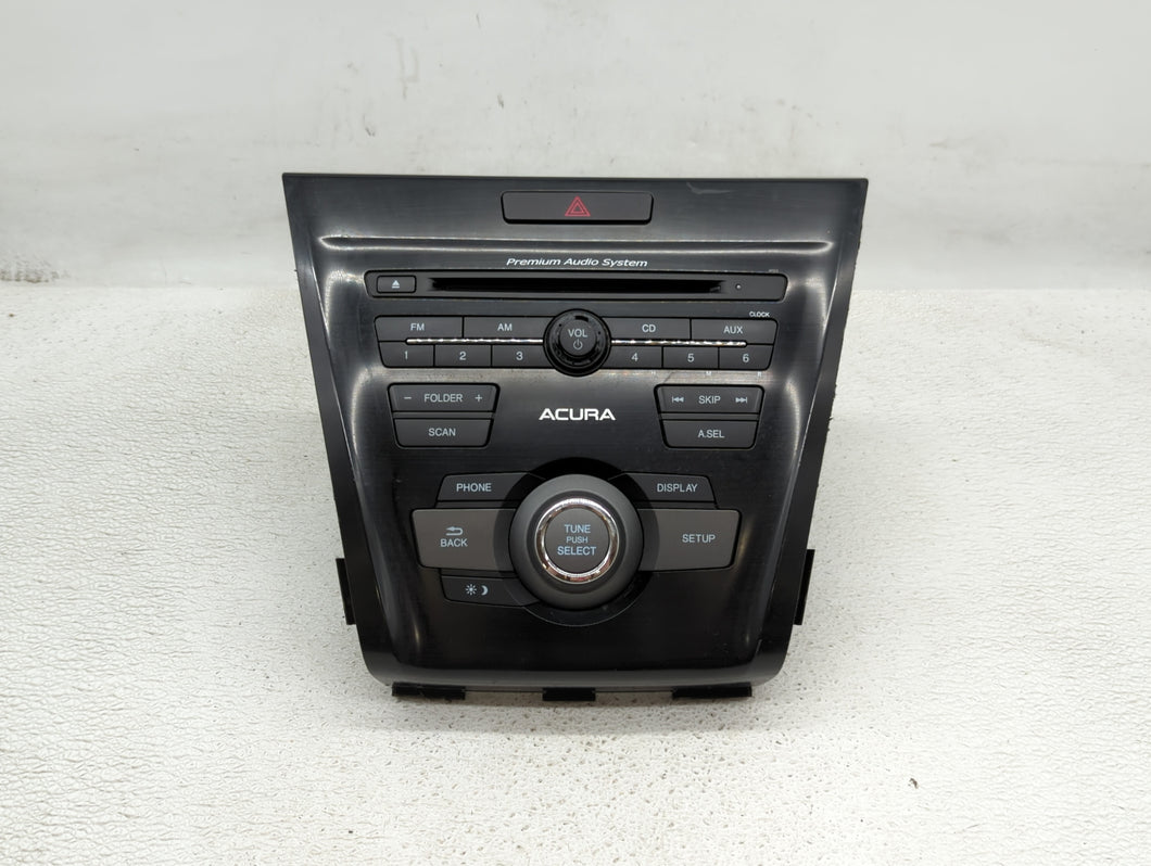 2014-2015 Acura Ilx Radio AM FM Cd Player Receiver Replacement P/N:39100-TX6-A21 Fits 2014 2015 OEM Used Auto Parts - Oemusedautoparts1.com