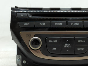 2013-2015 Hyundai Genesis Radio AM FM Cd Player Receiver Replacement P/N:96560-2M770YHG 96560-2M761YHG Fits 2013 2014 2015 OEM Used Auto Parts