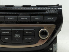 2013-2015 Hyundai Genesis Radio AM FM Cd Player Receiver Replacement P/N:96560-2M770YHG 96560-2M761YHG Fits 2013 2014 2015 OEM Used Auto Parts