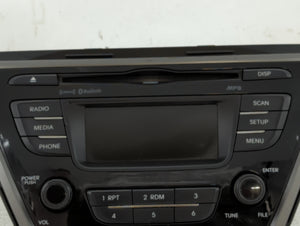 2013 Hyundai Elantra Radio AM FM Cd Player Receiver Replacement P/N:96170-3X165RA5 Fits OEM Used Auto Parts