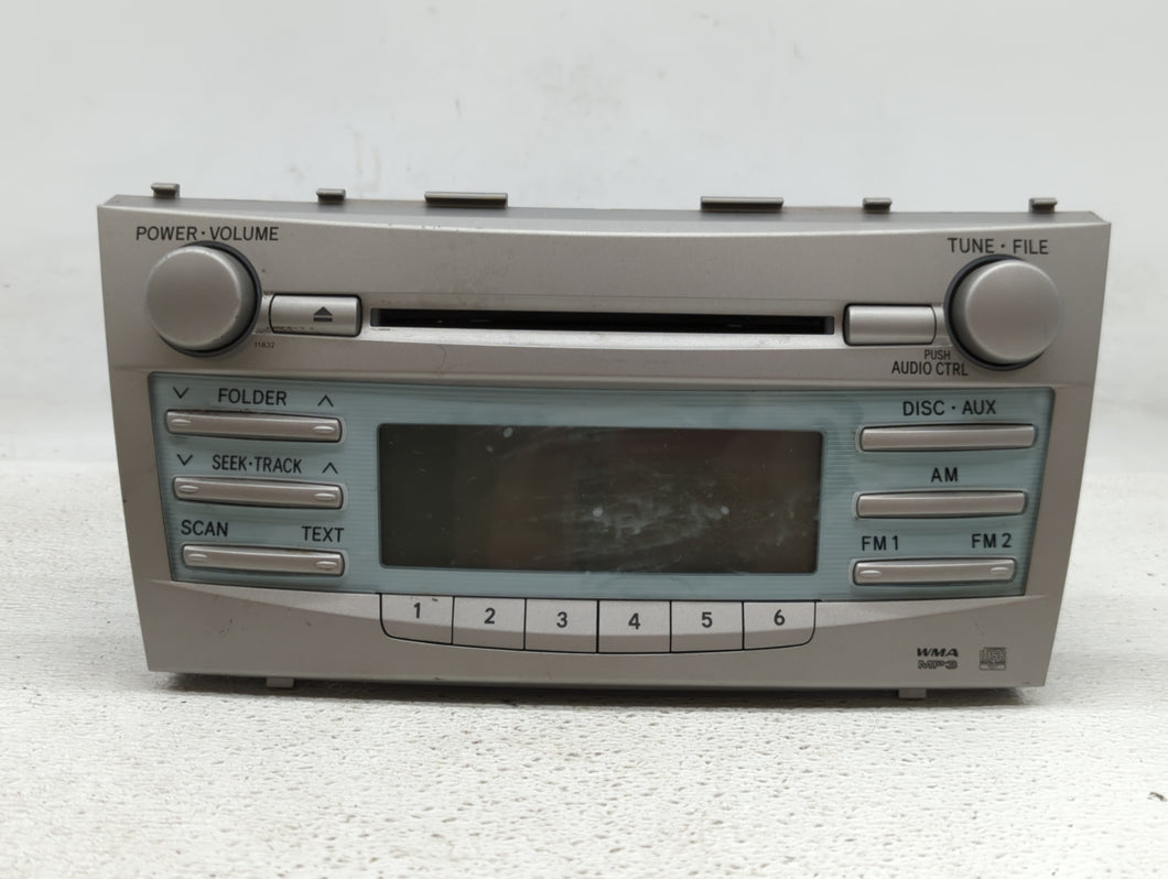 2007-2009 Toyota Camry Radio AM FM Cd Player Receiver Replacement P/N:86120-06180 86120-06181 Fits 2007 2008 2009 OEM Used Auto Parts