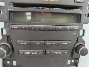 2007-2009 Lexus Es350 Radio AM FM Cd Player Receiver Replacement P/N:86120-33720 55900-33C10 Fits 2007 2008 2009 OEM Used Auto Parts