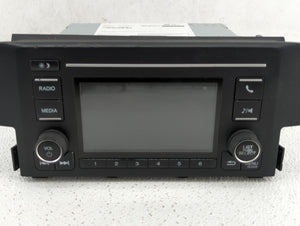 2016-2017 Honda Civic Radio AM FM Cd Player Receiver Replacement P/N:39100-TBA-A11 Fits 2016 2017 OEM Used Auto Parts