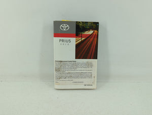 2010 Toyota Prius Owners Manual Book Guide OEM Used Auto Parts