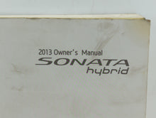 2013 Hyundai Sonata Owners Manual Book Guide OEM Used Auto Parts