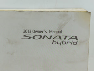 2013 Hyundai Sonata Owners Manual Book Guide OEM Used Auto Parts