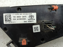 2018 Toyota Camry Climate Control Module Temperature AC/Heater Replacement P/N:55900-06470 Fits OEM Used Auto Parts