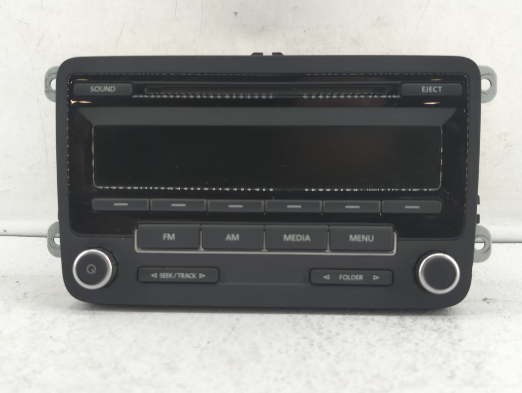 2011-2014 Volkswagen Jetta Radio AM FM Cd Player Receiver Replacement P/N:1K0 035 164 D 1K0 035 164 F Fits OEM Used Auto Parts