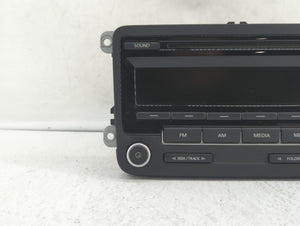 2011-2014 Volkswagen Jetta Radio AM FM Cd Player Receiver Replacement P/N:1K0 035 164 D 1K0 035 164 F Fits OEM Used Auto Parts