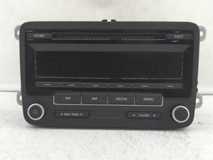 2011-2014 Volkswagen Jetta Radio AM FM Cd Player Receiver Replacement P/N:1K0 035 164 D 1K0 035 164 F Fits OEM Used Auto Parts