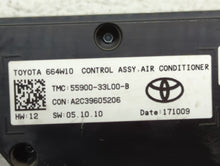 2015-2017 Toyota Camry Climate Control Module Temperature AC/Heater Replacement P/N:55900-33L00-B 55900-06320 Fits 2015 2016 2017 OEM Used Auto Parts