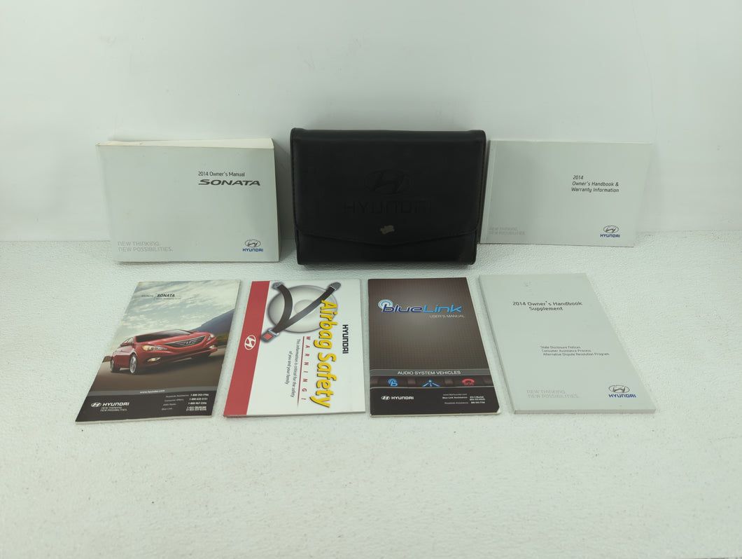 2014 Hyundai Sonata Owners Manual Book Guide OEM Used Auto Parts