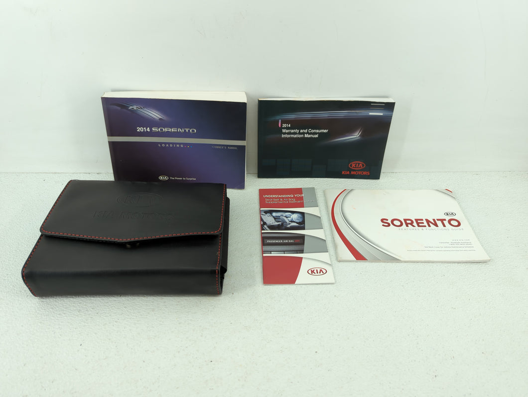 2014 Kia Sorento Owners Manual Book Guide OEM Used Auto Parts