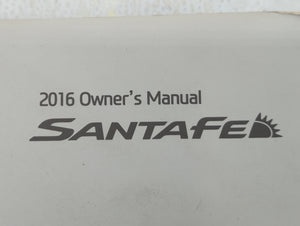 2016 Hyundai Santa Fe Owners Manual Book Guide OEM Used Auto Parts