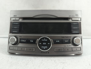 2010-2012 Subaru Legacy Radio AM FM Cd Player Receiver Replacement P/N:86201AJ65A 86201AJ64A Fits 2010 2011 2012 OEM Used Auto Parts