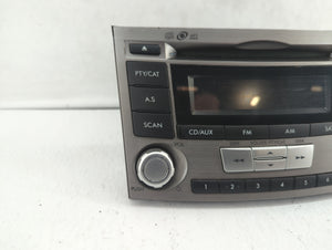 2012-2014 Subaru Legacy Radio AM FM Cd Player Receiver Replacement P/N:86201AJ66A 86201AJ61A Fits 2012 2013 2014 OEM Used Auto Parts