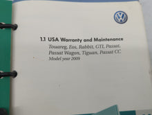 2009 Volkswagen Passat Owners Manual Book Guide OEM Used Auto Parts