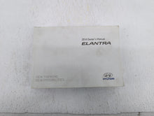 2014 Hyundai Elantra Owners Manual Book Guide OEM Used Auto Parts