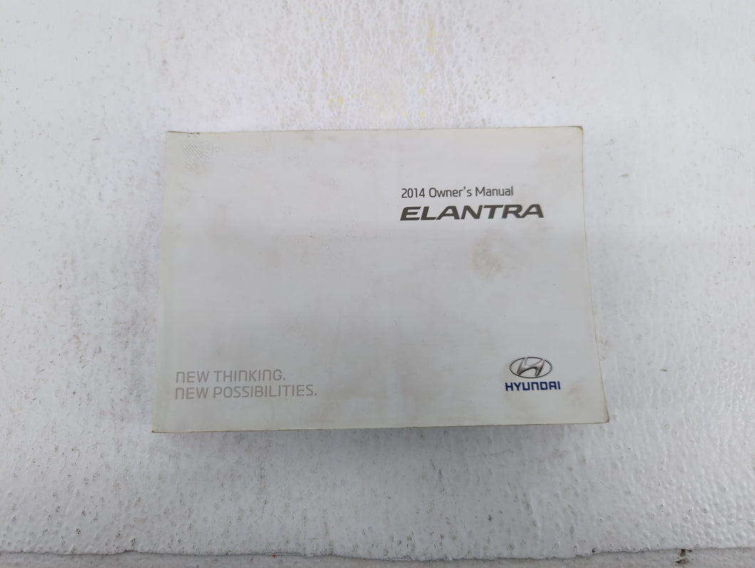 2014 Hyundai Elantra Owners Manual Book Guide OEM Used Auto Parts