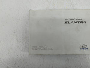 2014 Hyundai Elantra Owners Manual Book Guide OEM Used Auto Parts