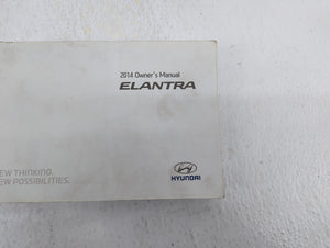 2014 Hyundai Elantra Owners Manual Book Guide OEM Used Auto Parts