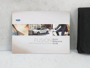 2017 Ford Fusion Owners Manual Book Guide OEM Used Auto Parts