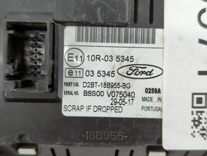 2014-2017 Ford Fiesta Information Display Screen