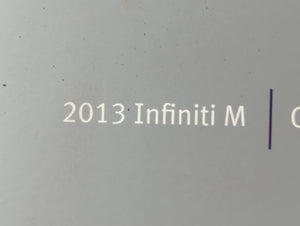 2013 Infiniti M35 Owners Manual Book Guide OEM Used Auto Parts